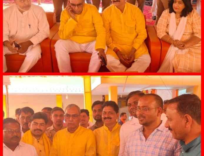 मंत्री ओमप्रकाश राजभर के घर जाकर प्रधान संघ जिलाध्यक्ष राकेश कुमार सिंह ने कीया शोक संवेदना व्यक्त 