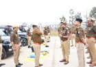 पुलिस उपमहानिरीक्षक गोरखपुर परिक्षेत्र गोरखपुर द्वारा पुलिस अधीक्षक कुशीनगर के उपस्थिति में रिजर्व पुलिस लाइन