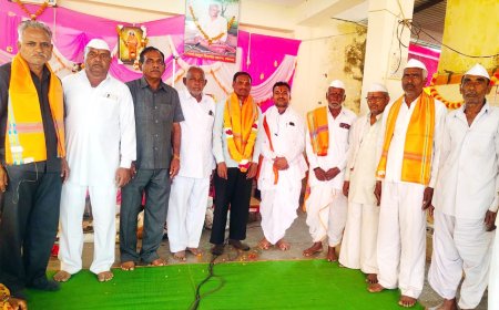 समाज सेवक ' महाराष्ट्र भुषण ' देविदास शर्मा का भव्य दिव्य सत्कार