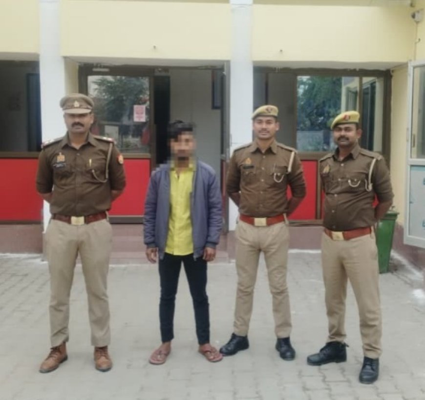 थाना खड्डा पुलिस द्वारा अपहरण आदि के मामले में एक नफर वांछित अभियुक्त को किया गया गिरफ्तार