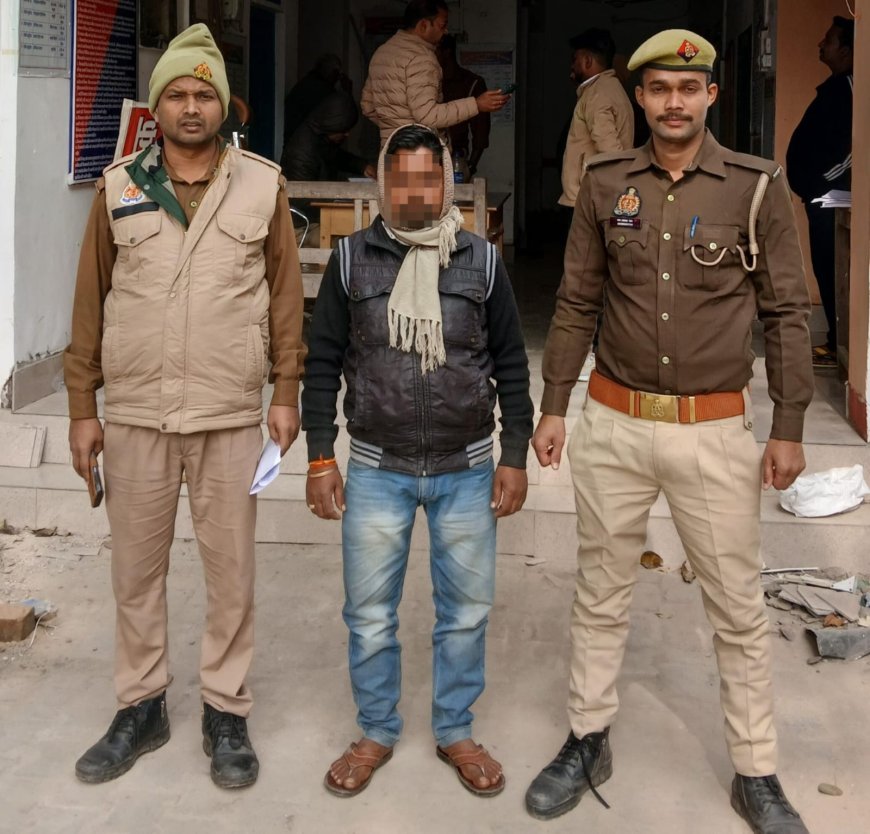 थाना तुर्कपट्टी पुलिस द्वारा एक नफर वारण्टी अभियुक्त को किया गया गिरफ्तार-