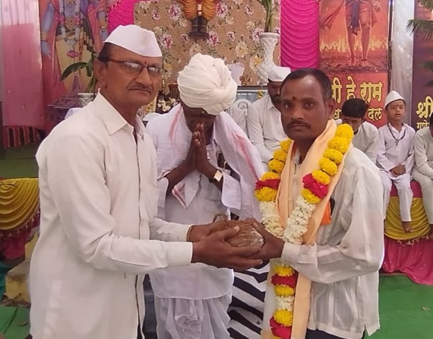 राष्ट्रीय व राज्यस्तरीय पुरस्कार प्राप्त देविदास शर्मा का सत्कार